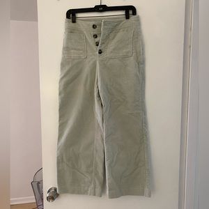 Zara corduroy high waist wide leg pants